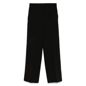 VIA MASINI 80 Women's Tailored Wide-Leg Trousers Women BLACK Pants